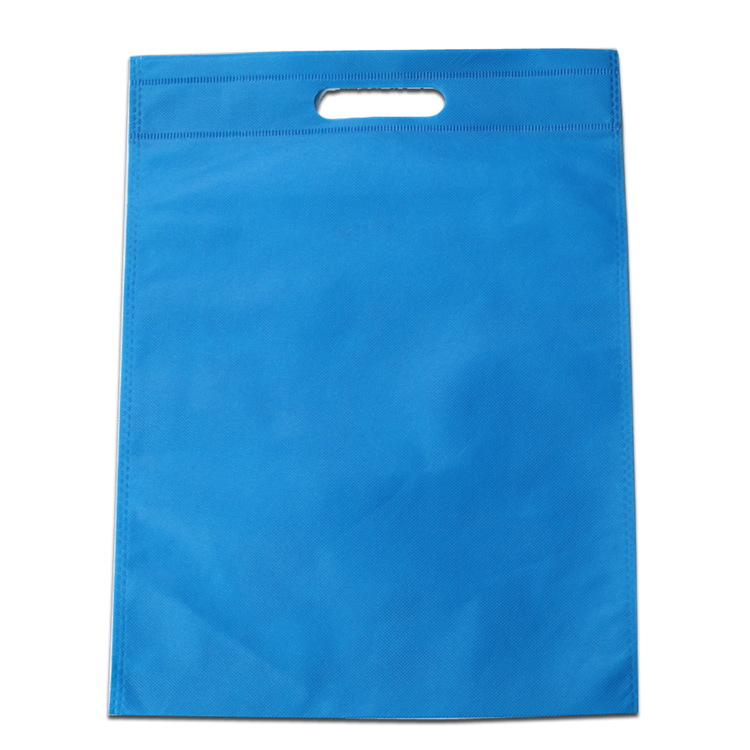 Cheap custom printed recyclable d-cut non woven fabric carry bag with logo
