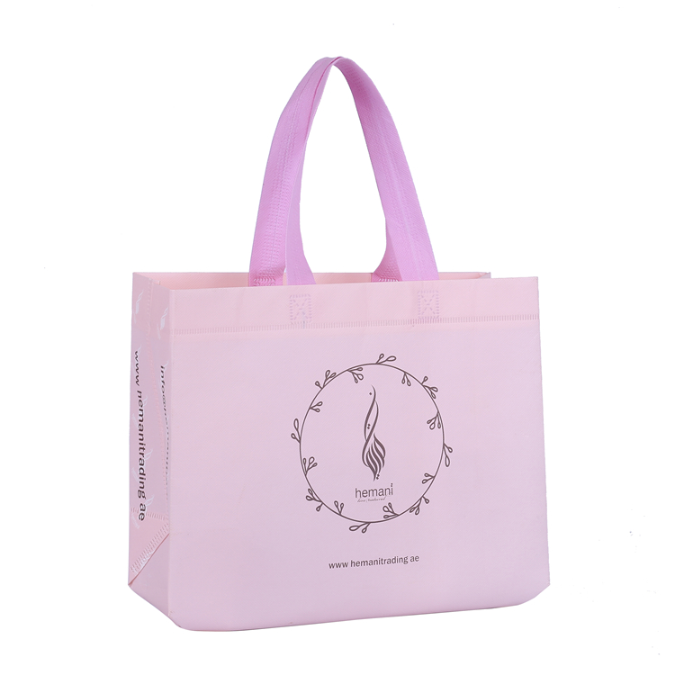 Wholesales  Eco Fabric Carry Custom Tote Non Woven Folding Shopping Grocery Tote Bag PP non woven bag