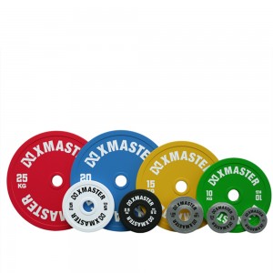 Calibrated Color Steel Powerlifting Plate