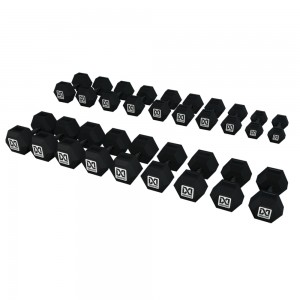 Rubber Coated Six Dumbbell