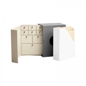 กระดาษราคาต่ำที่กำหนดเอง Baby Milestone Gift Set Keepsake Storage Box Memory ((4)