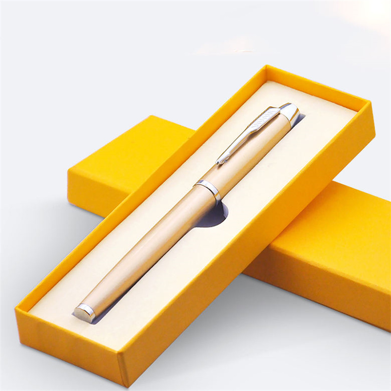 Pielāgota logotipa Premium dāvanu pildspalvu iepakojuma kastīte, luksusa kartona papīra strūklaku pildspalvu iepakojuma kastīte