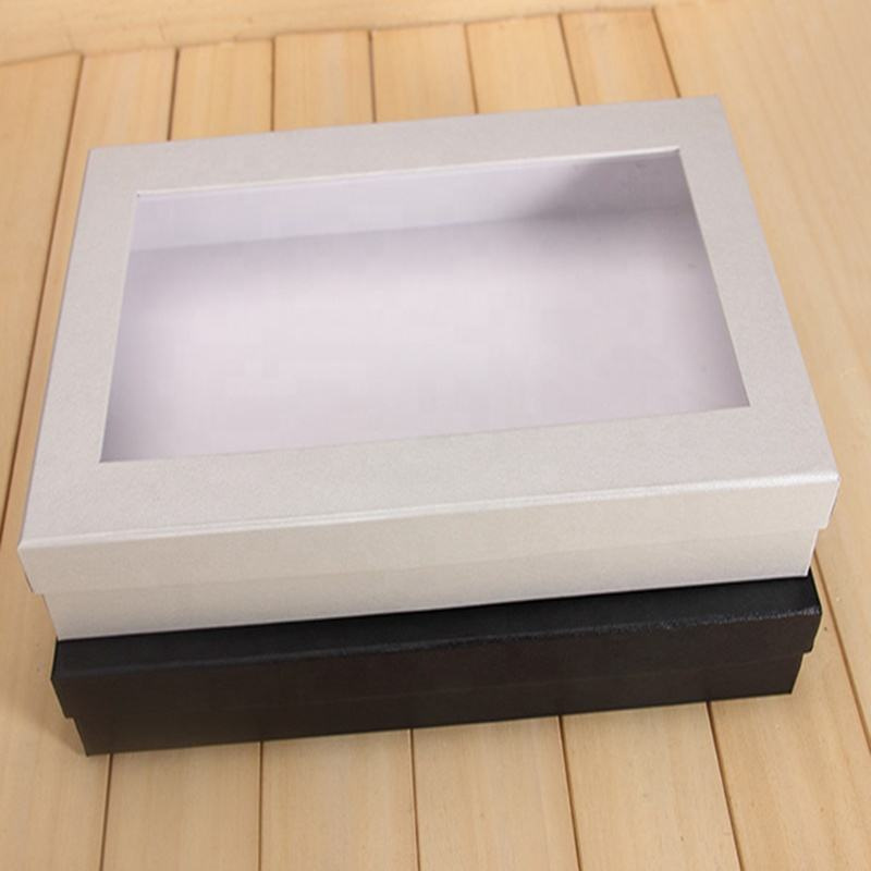 Опаковка за дрехи за устни и долна част Подаръчна кутия с PVC прозорец