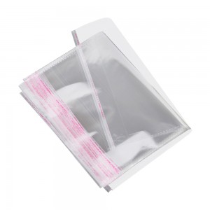 Sacchetto del opp di plastica sigillante autoadesivo trasparente all'ingrosso del polipropilene / imballaggio del sacchetto del opp / sacchetti di cellophane autoadesivi