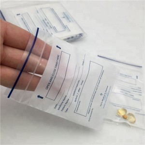 Cheap wholesale plastic small size medicine ziplock bag