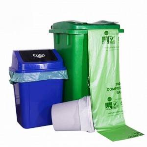 Saccu di spazzatura compostabile
