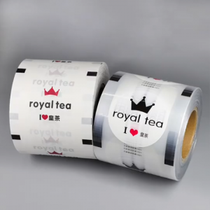 Soft Plastic Customized Bubble PLA Tea Cup Sealing Film