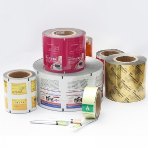 Matériaux laminés et rouleau de film de sachet d'emballage alimentaire à scellage thermique Flexo Printing