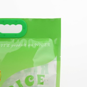 Kualitas tinggi food grade 1kg 5kg Pabrik Grosir Dicetak Tas Kemasan Beras Plastik dengan Gagang