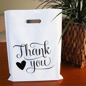 Entrepôt vente bon marché compostable sac en plastique découpé