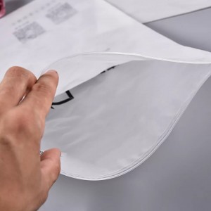 Нови производ вруће продаје ОЕМ штампан сопствени лого пластична одећа паковање кеса са патент затварачем