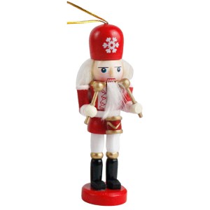 Wholesale Christmas indoor and car hangers, Wooden nutcracker ornament craft