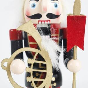 Vintage home decor Hand painted custom wooden toy soldier nutcracker for Christmas decoration