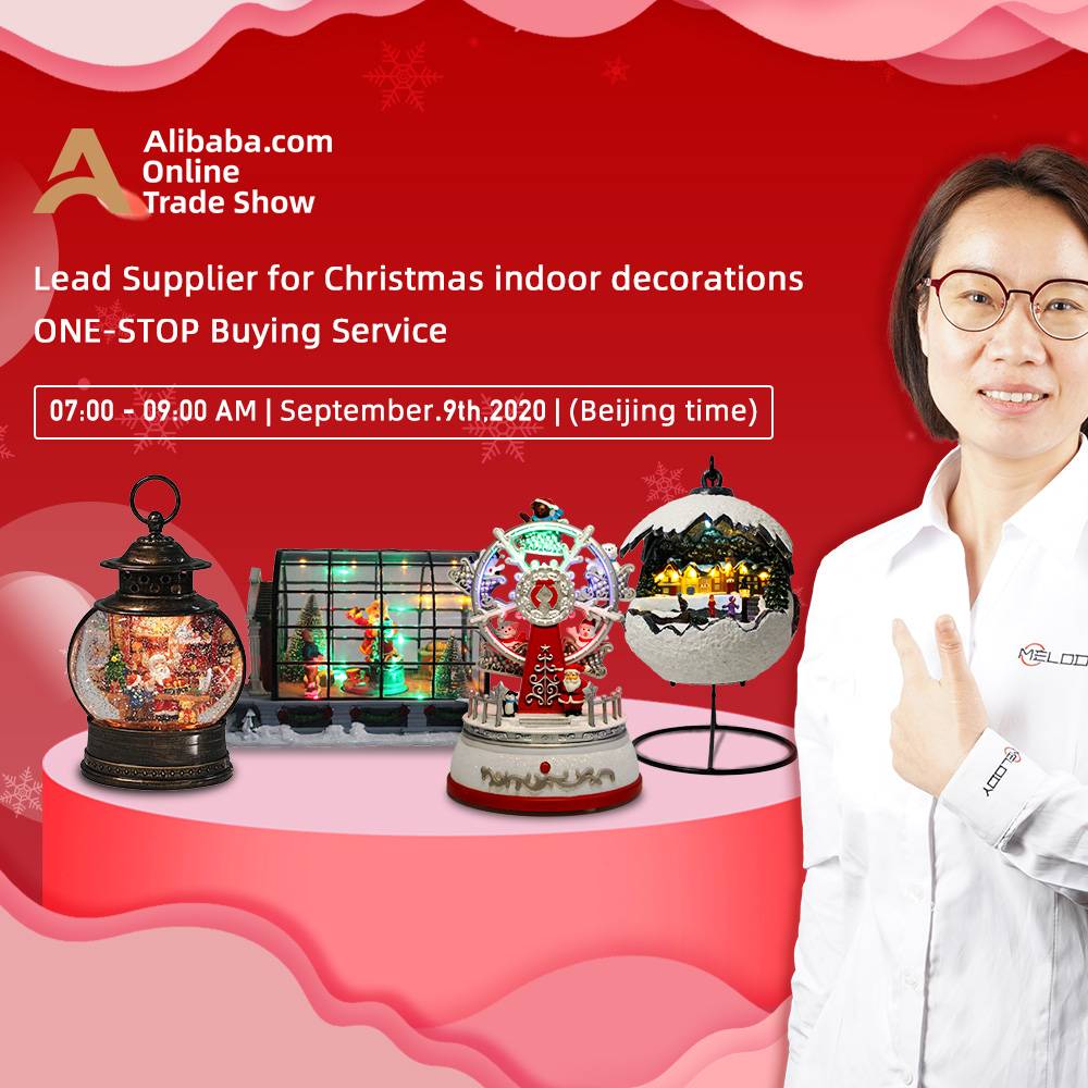 Christmas indoor ornament Live Stream- Melody| Sep-9th,2020,Beijing Time