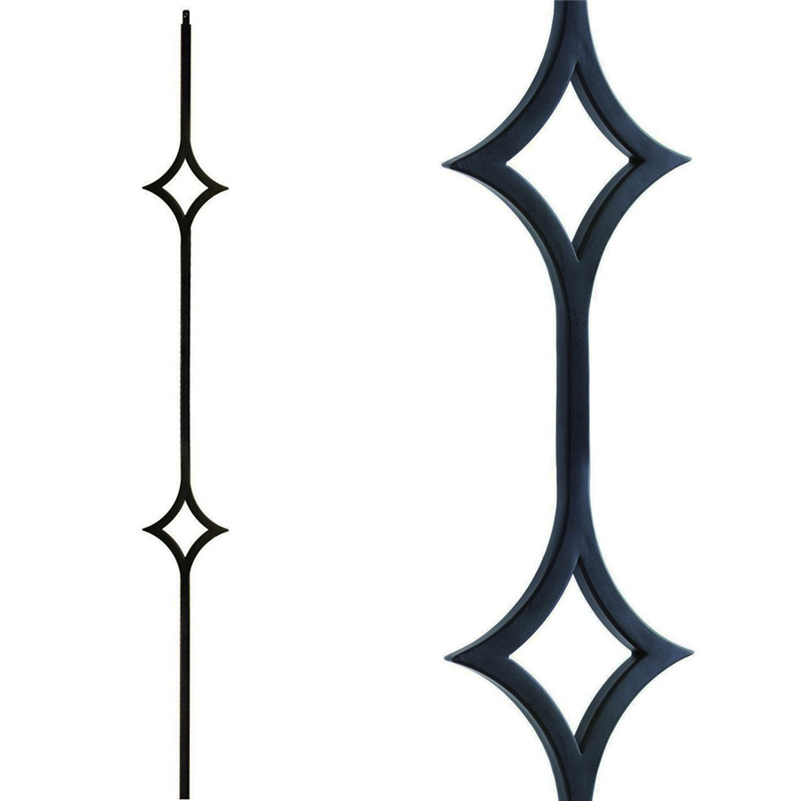 Modern Double Diamond Wrought Iron Baluster/Spindle Featured Image