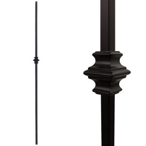 Single Knuckle Wrought Iron Baluster/Spindles