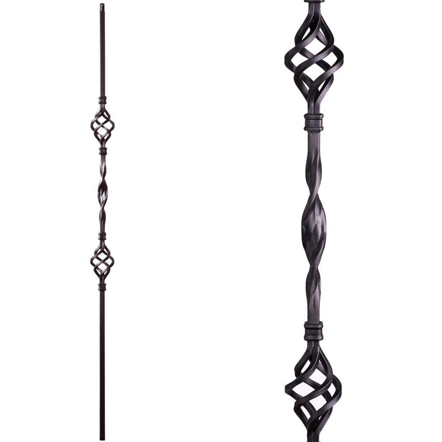 Double Basket & Ribbon Iron Baluster/Spindle Featured Image