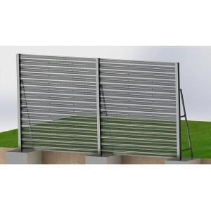 Windbreak fence for architectural application