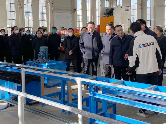 Delegasi perbandaran Shenzhou, Hebei melawat PRO.kilang yang terletak di Hebei