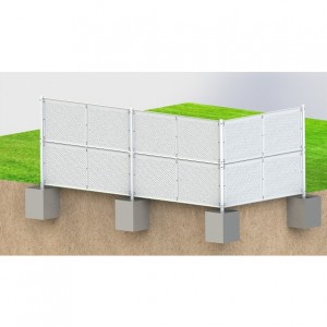 Panou de gard metalic perforat (stil DC) pentru aplicații arhitecturale