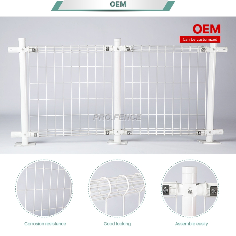 Double circle Powder Coated Wire Mesh Fence for Municipal engineering Featured Image