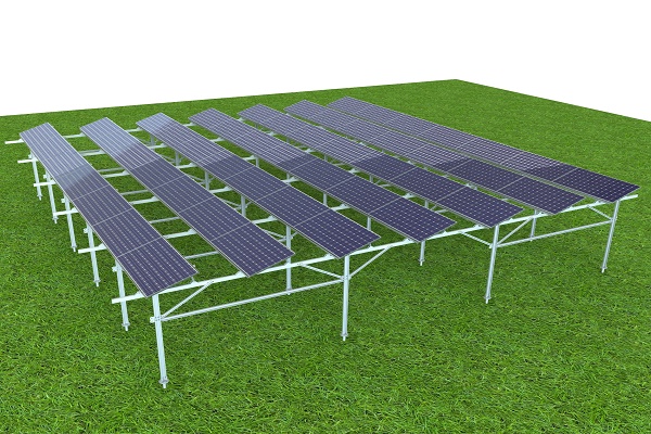 Imagem em destaque de montagem solar em solo agrícola para terras agrícolas