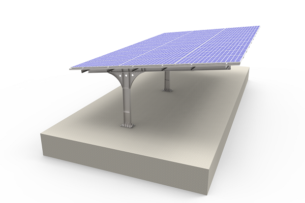 Sistem pelekap solar carport keluli tergalvani celup panas