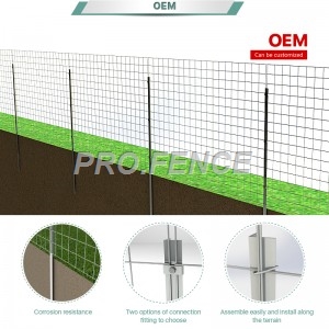 High Quality OEM Steel Wire Mesh Fence Factories - Galvanized welded wire fence for agriculture and industrial application – Pro