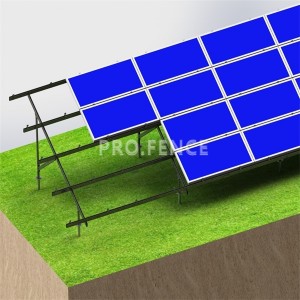 ZAM fixed ground solar PV mount structure