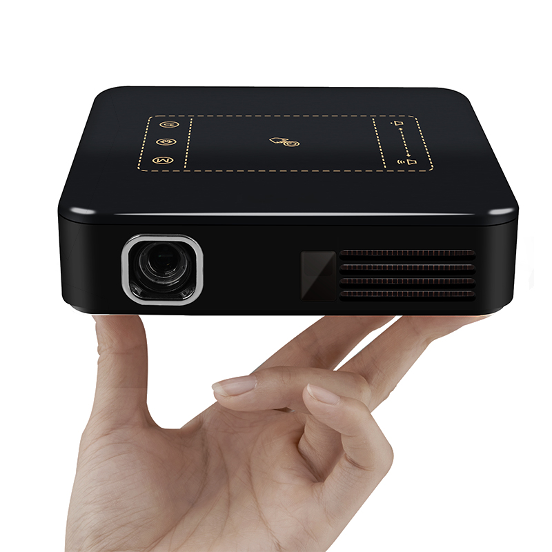 Hd Projector Dlp Led Portable Movie Gaming Rechargeable Projector