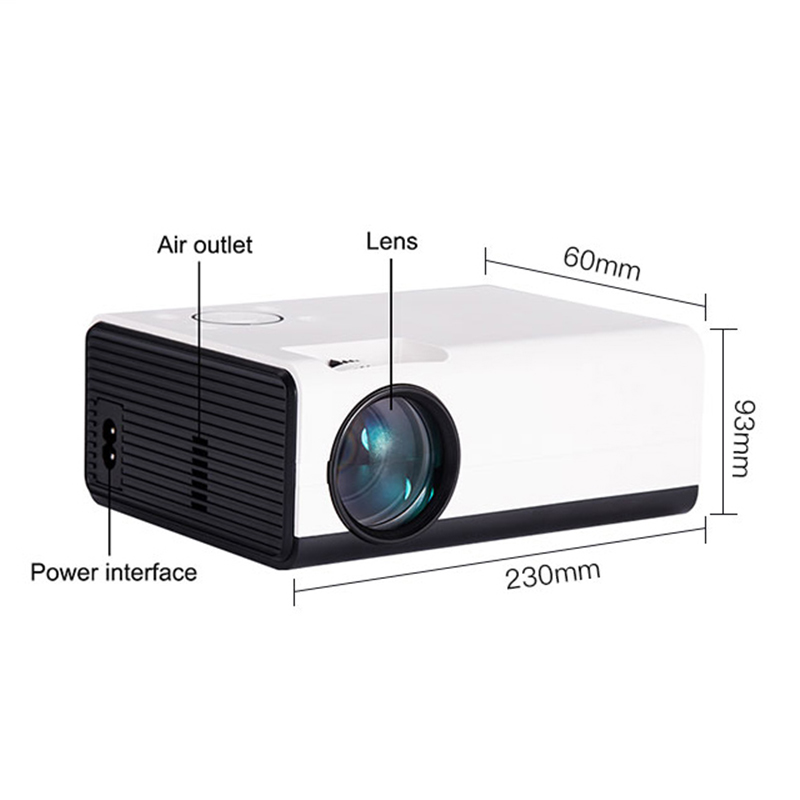 Tv Projector Hd Lcd Portable Movie Smart Beamer 4K Wireless Projector