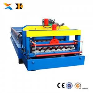 automated glazed tile roofing roll making machine glazed roof tile building material roll forming machine