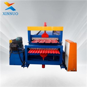 roling machine double layer machine double layer glazed tile roll forming machine