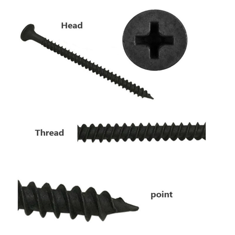 DIN Bulge Head Package da Akwatin Kunshin Ƙarƙashin Zaren Drywall Screw