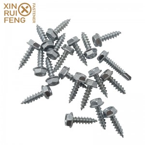 100% Original Factory Heavy Duty Self Tapping Screws - China Manufacturer Fastners Hex Head Zinc Plated Self Tapping Screw – Xinruifeng