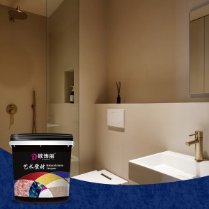 Die Xinruili-Mikrozementabdichtung kann auf Wände oder Böden aufgetragen werden