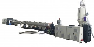 Plastic HDPE LDPE PE water supply pipe extrusion line