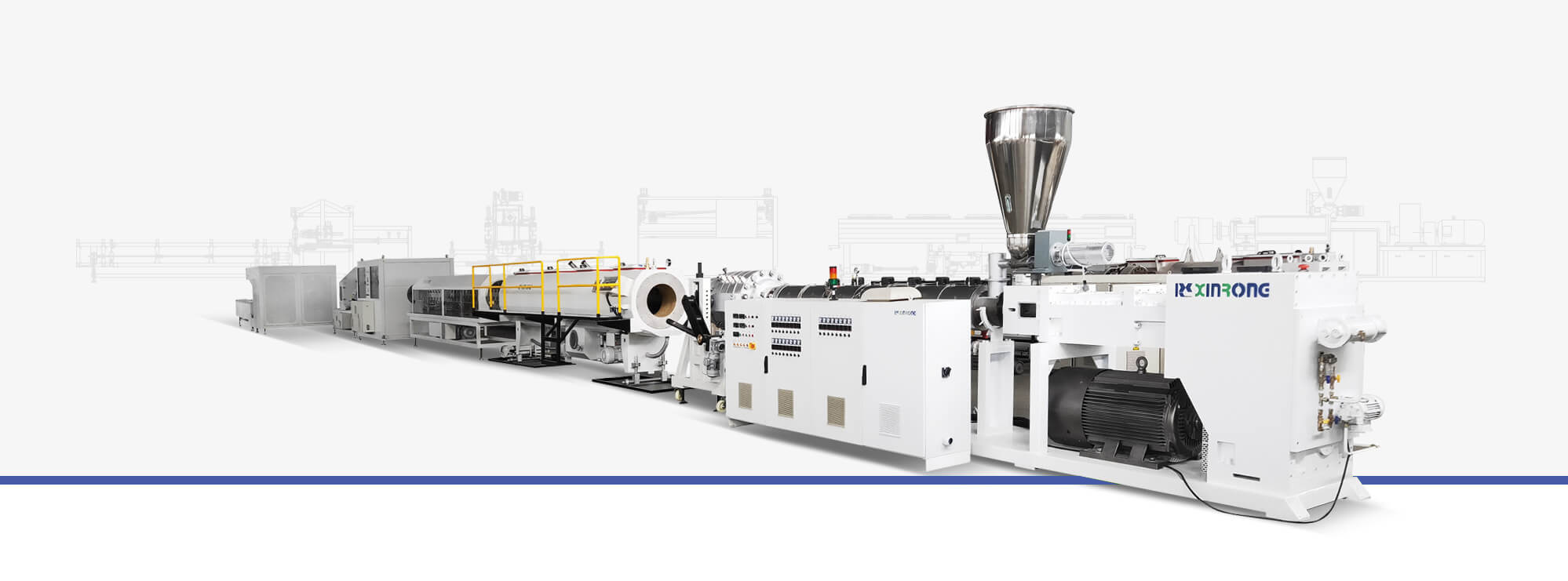 Екструдерна машина за производство на пластмасови PVC UPVC CPVC тръби