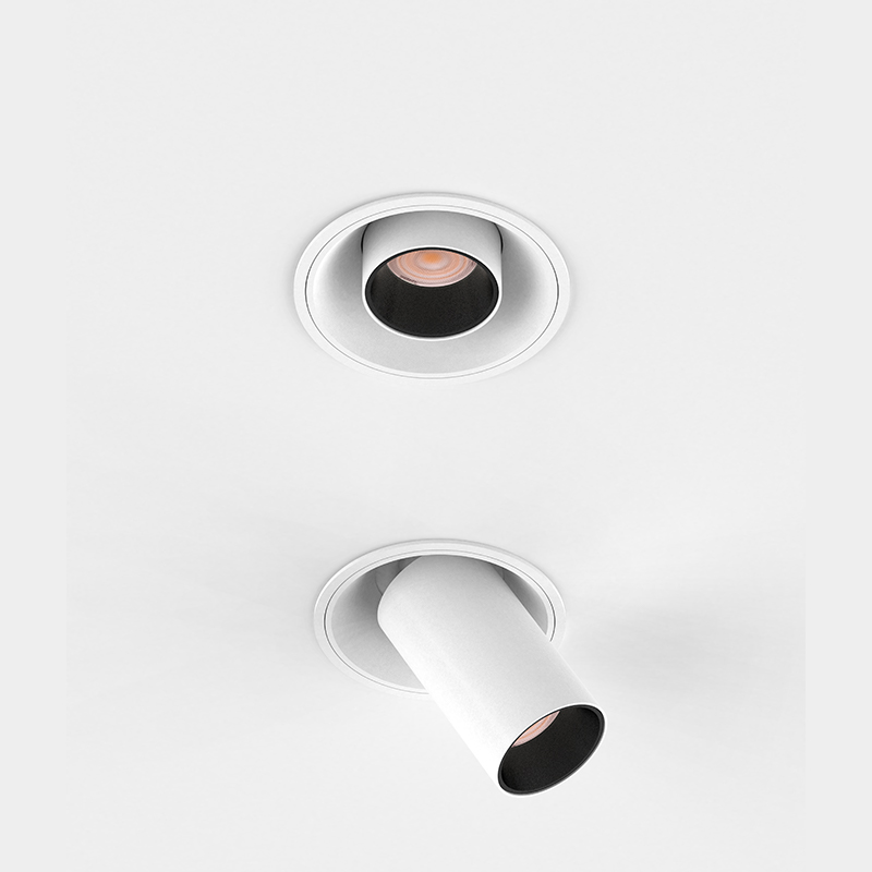 Ελαστικός προβολέας LED με εσοχή LED COB Downlight Οροφής Αλουμινίου Φώτα Προτεινόμενη εικόνα
