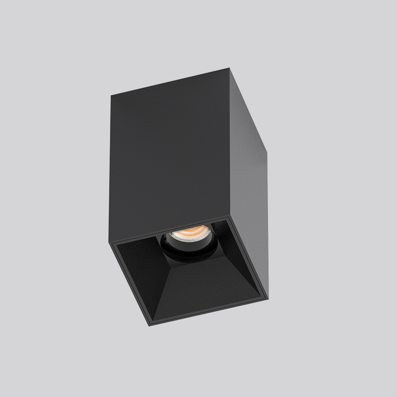 Світлодіодні світильники для поверхневого монтажу, одно-/подвійні світлодіодні стельові світильники Квадратні світлодіодні стельові прожектори COB