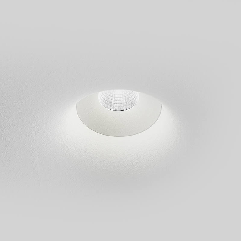 Gipsa Enkaŝita Spotlumo LED Kvadrata Senfina Downlight Gipsa Lampo Plafono Spotlight