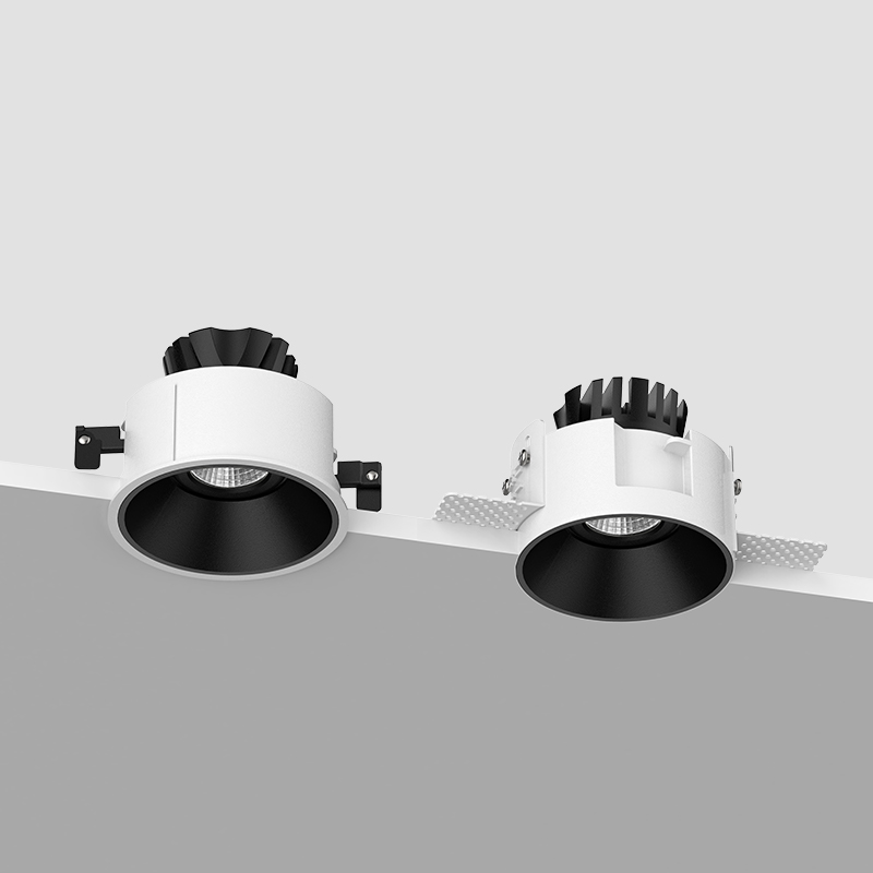Downlight ultra-mince encastré peut éclairer le projecteur de plafond anti-éblouissant COB Downlight Image vedette