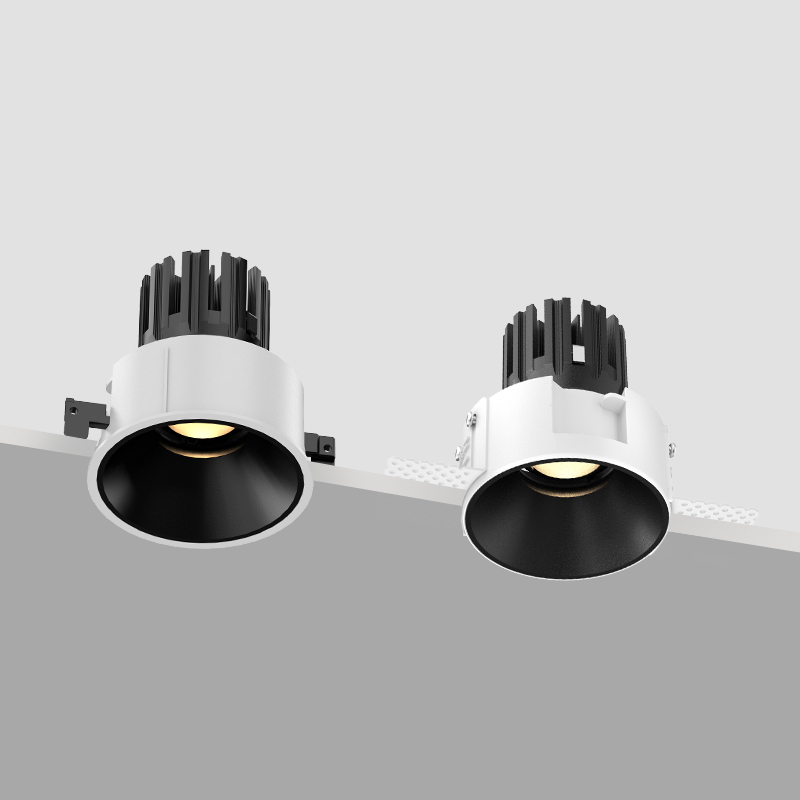 მრგვალი LED Downlight ჩაღრმავებული LED შეუძლია განათება ჭერის საწინააღმდეგო ჭერის პროჟექტორები ჩაღრმავებული განათება გამორჩეული სურათი