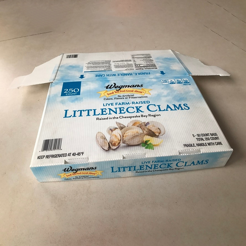 Plastic Corrugated Sea Food Package Box Featured Image