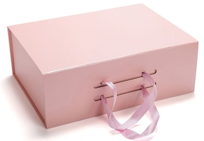 High Quality Gift Paper Packaging Folding Box with Magnetic Lid