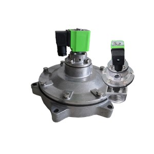 DMF type electrovanne pneumatic solenoid dust diaphragm right angle pulse solenoid valve