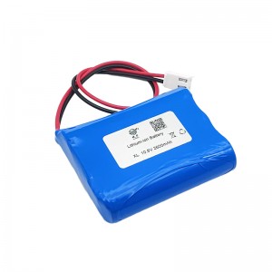 10.8V Imported lithium battery, 18650 2600mAh