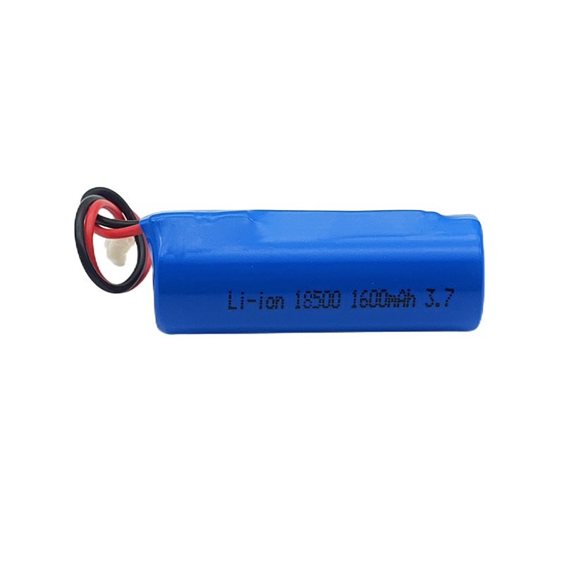 3.7V Cylindrical lithium battery, 18500 1600mAh 3.7V Foldable electric mosquito swatter battery