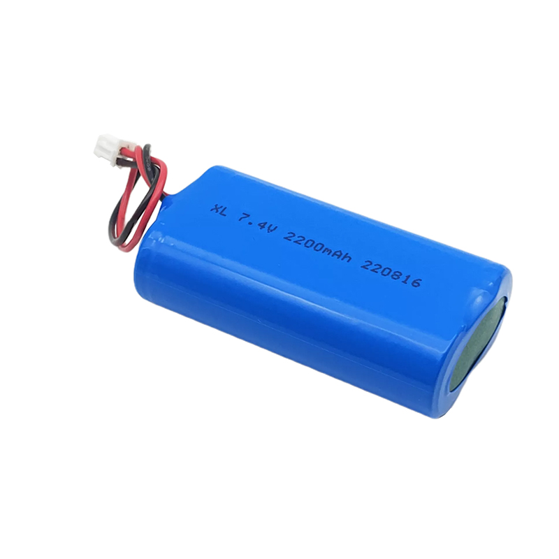 7.4V Cylindrical lithium battery 18650 2200mAh