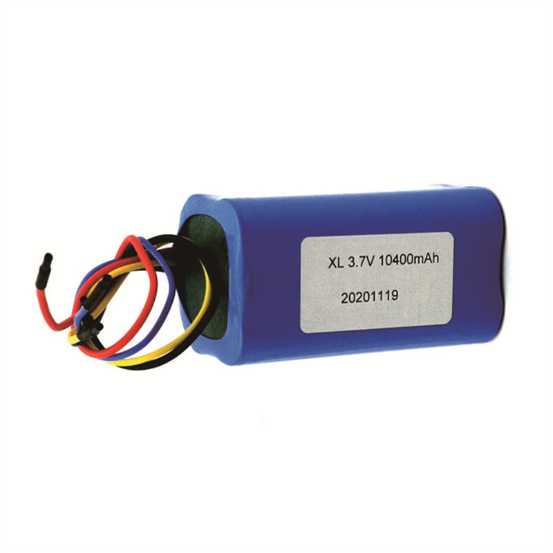 3.7V Cylindrical lithium battery,18650 10400mAh for medical equipment batteries